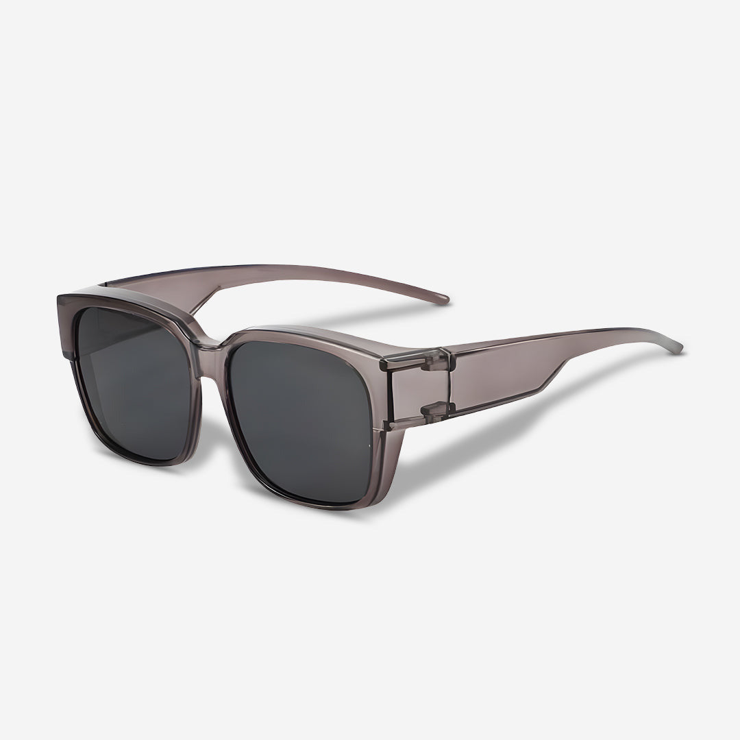 Óculos de sol Protark sobrepor grau — Capri Marrom | Fumê