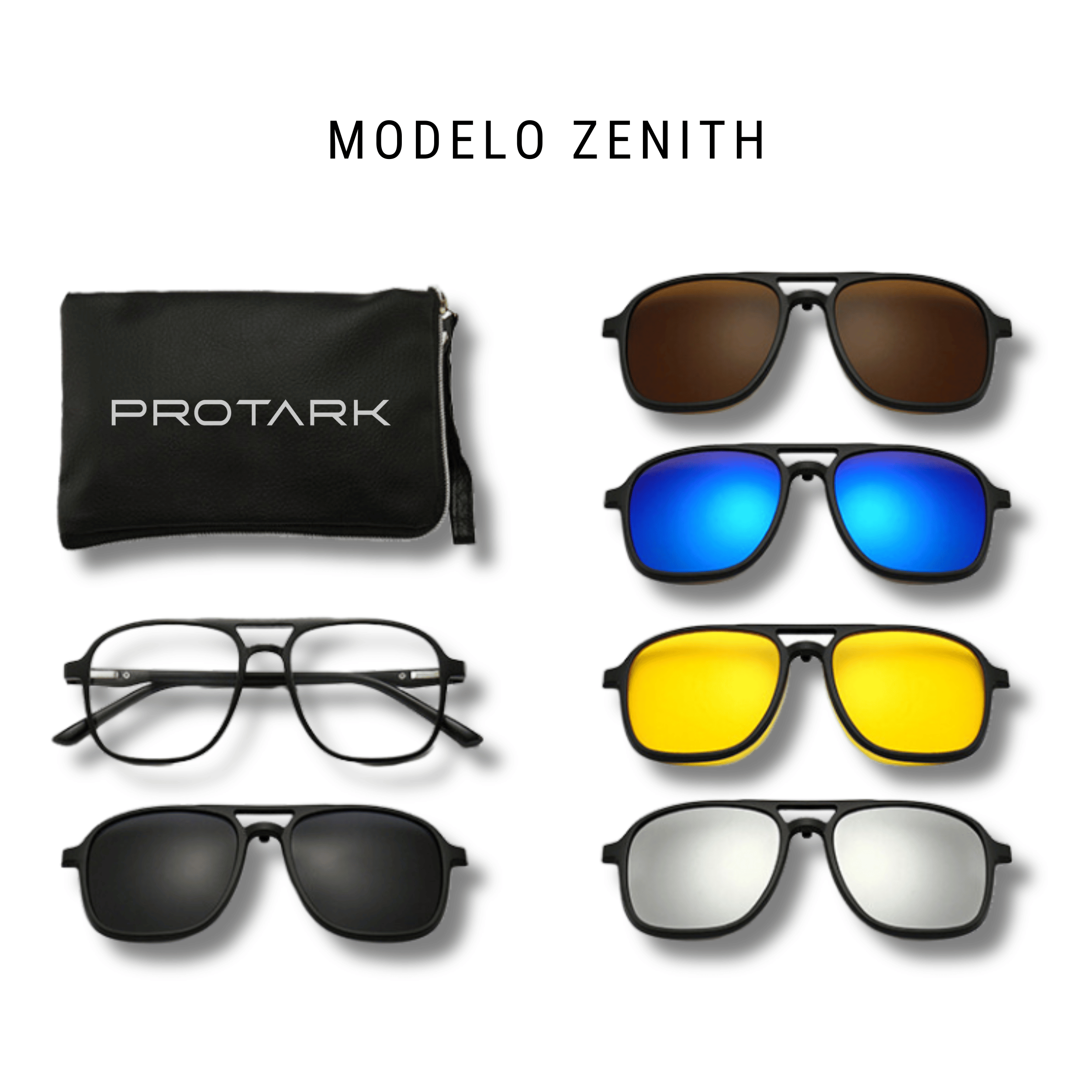 Óculos Polarizado 6 em 1 + Estojo BRINDE