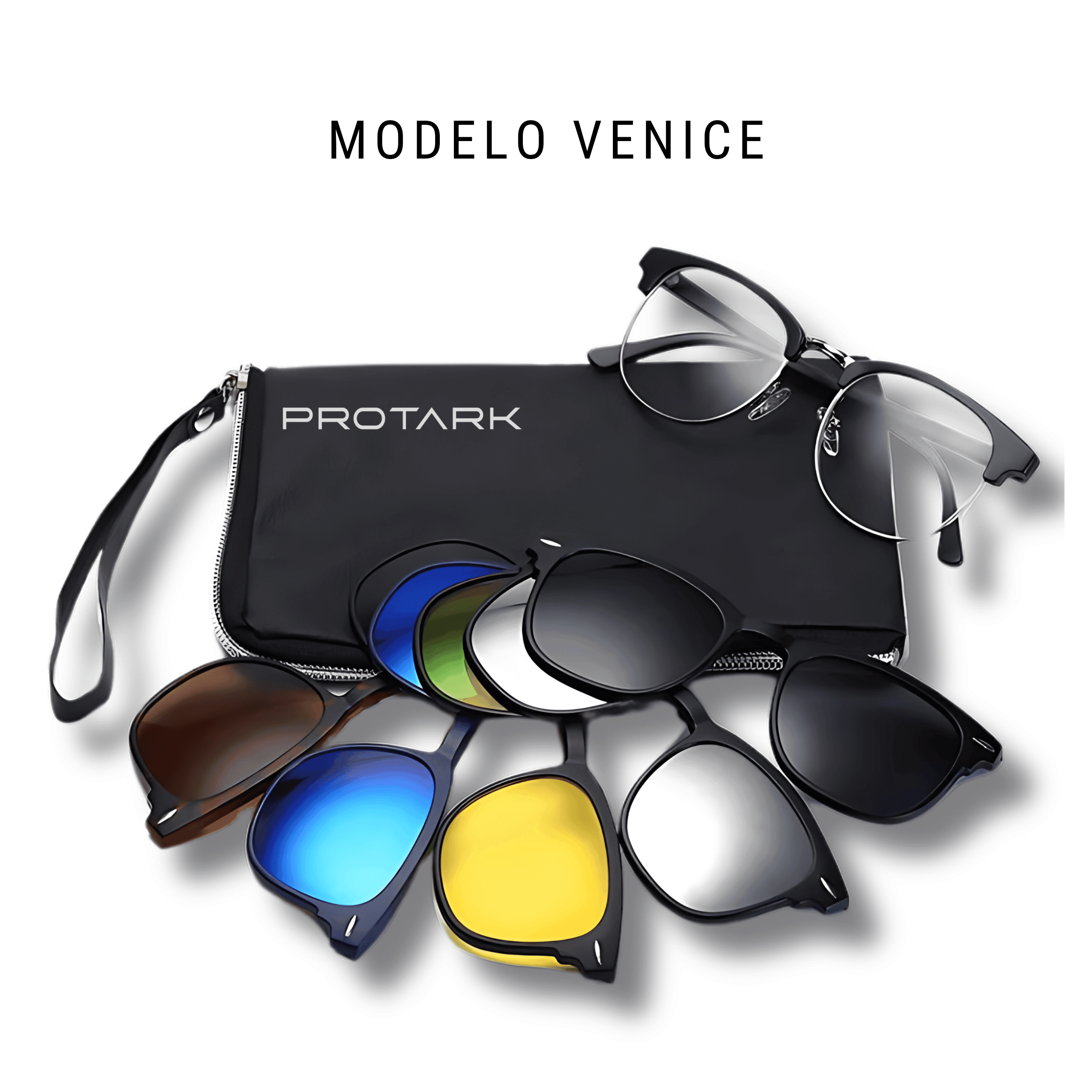 Óculos Polarizado 6 em 1 + Estojo BRINDE