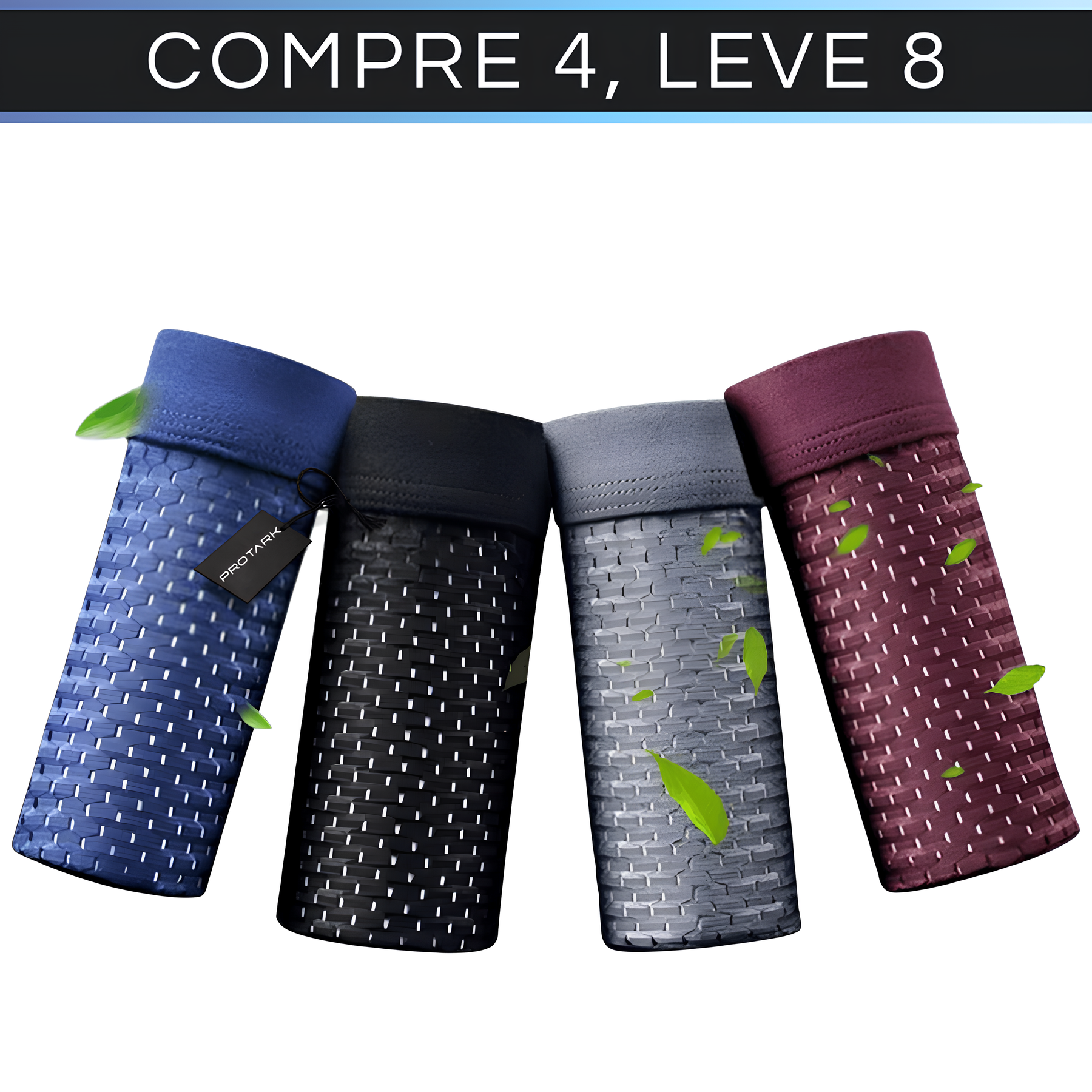 Kit Cuecas Premium Respiráveis [COMPRE 4, LEVE 8]