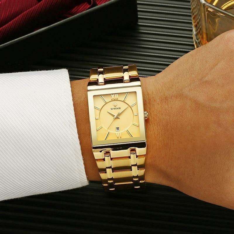 Relógio Protark Golden Square MP062