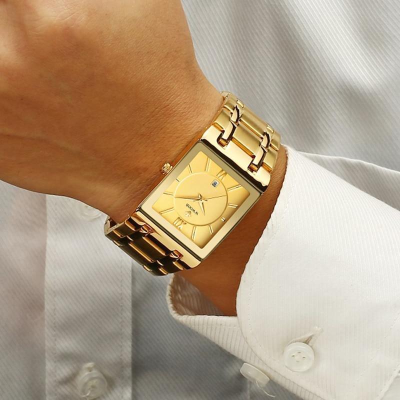 Relógio Protark Golden Square MP062